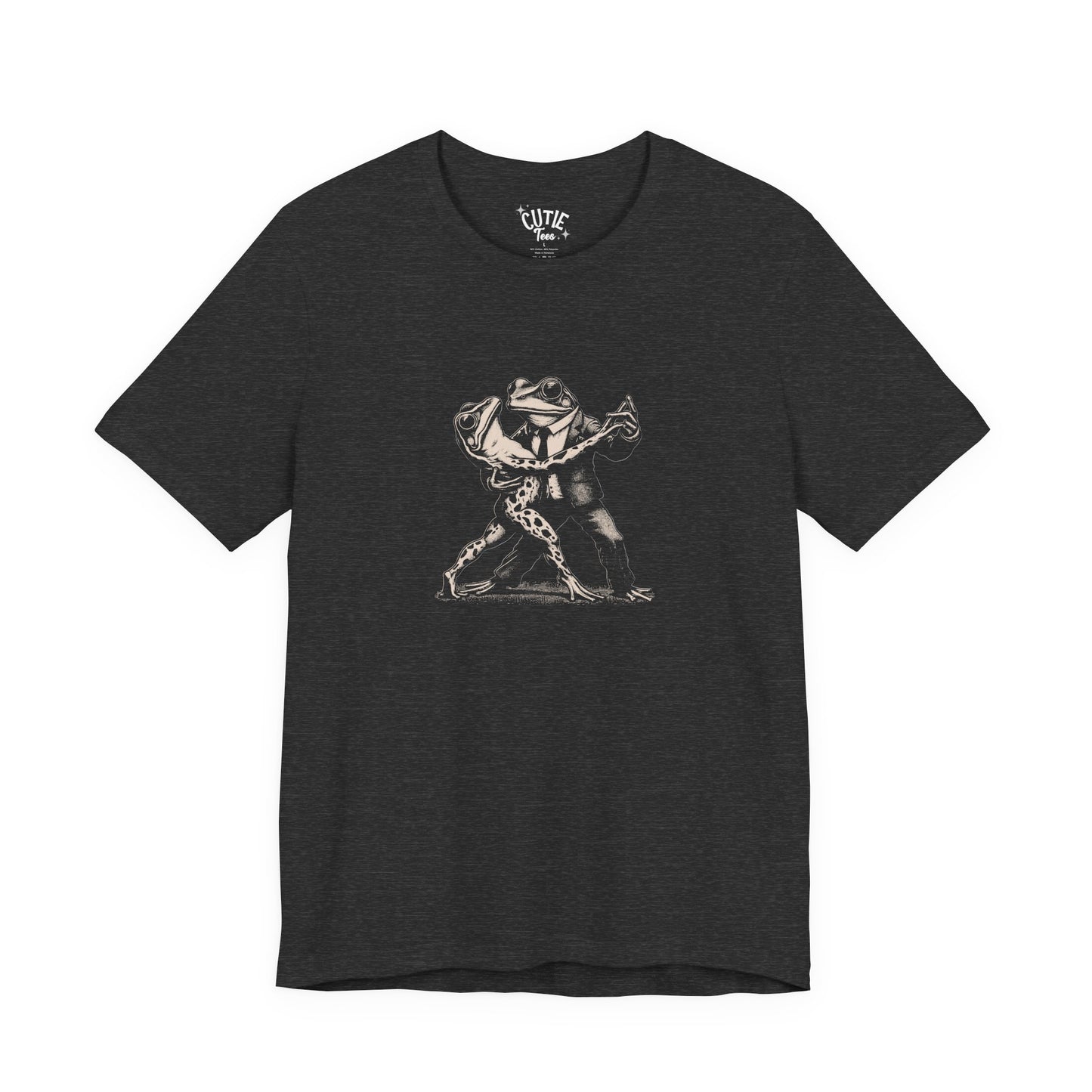 Frog Tango Graphic Tee, Casual Wear, Unisex Clothing, Unique Gift, Everyday Essentials, Perfect for Parties