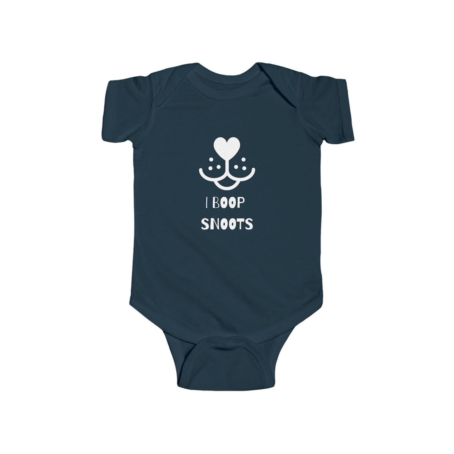 "I Boop Snoots" Cute Baby Bodysuit Design, Infant Clothing, Baby Shower Gift, Funny Baby Outfit, Newborn Gift, Animal Lover Apparel