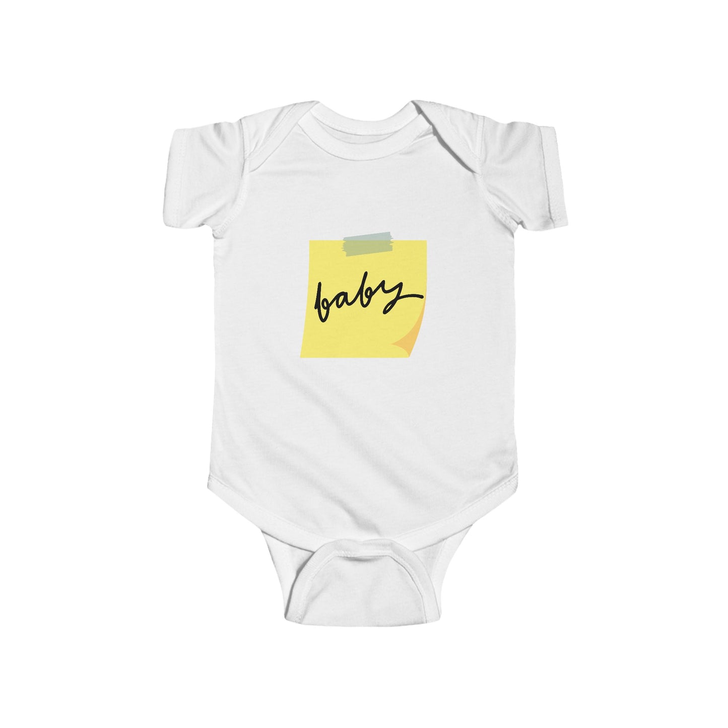 Post-It Note Funny Baby Infant Bodysuit