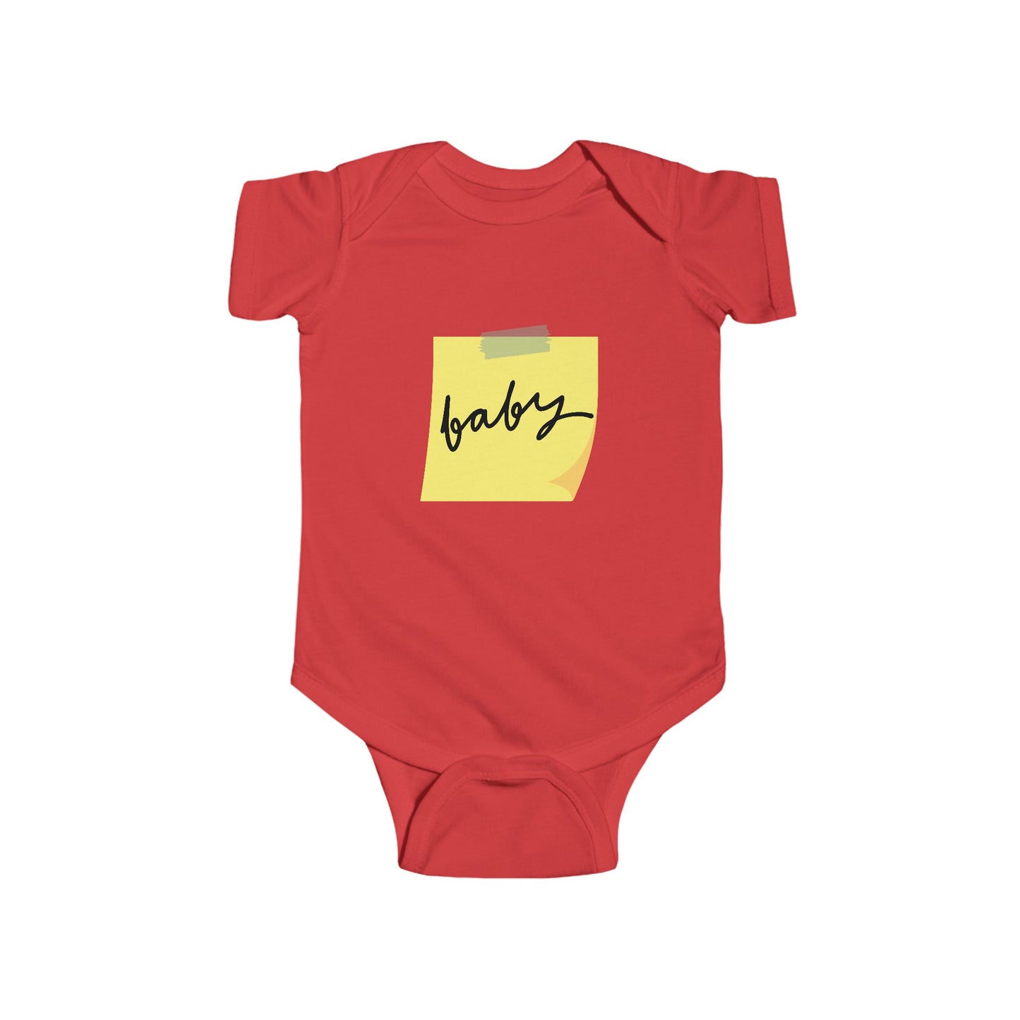 Post-It Note Funny Baby Infant Bodysuit