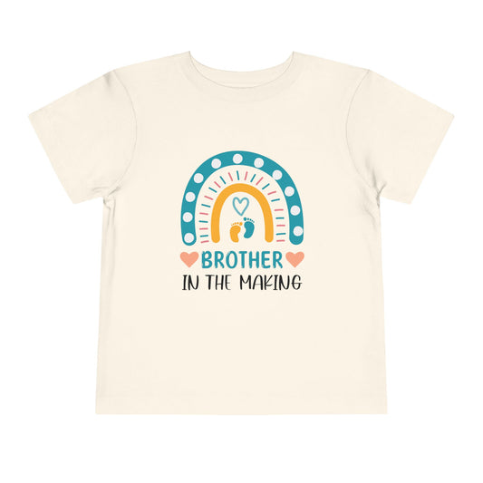 Brother in the Making Toddler Tee, Boho Kids' Short Sleeve Shirt, Baby Shower Gift, Sibling Announcement, Cute Toddler Outfit, Fun Playdate [...]