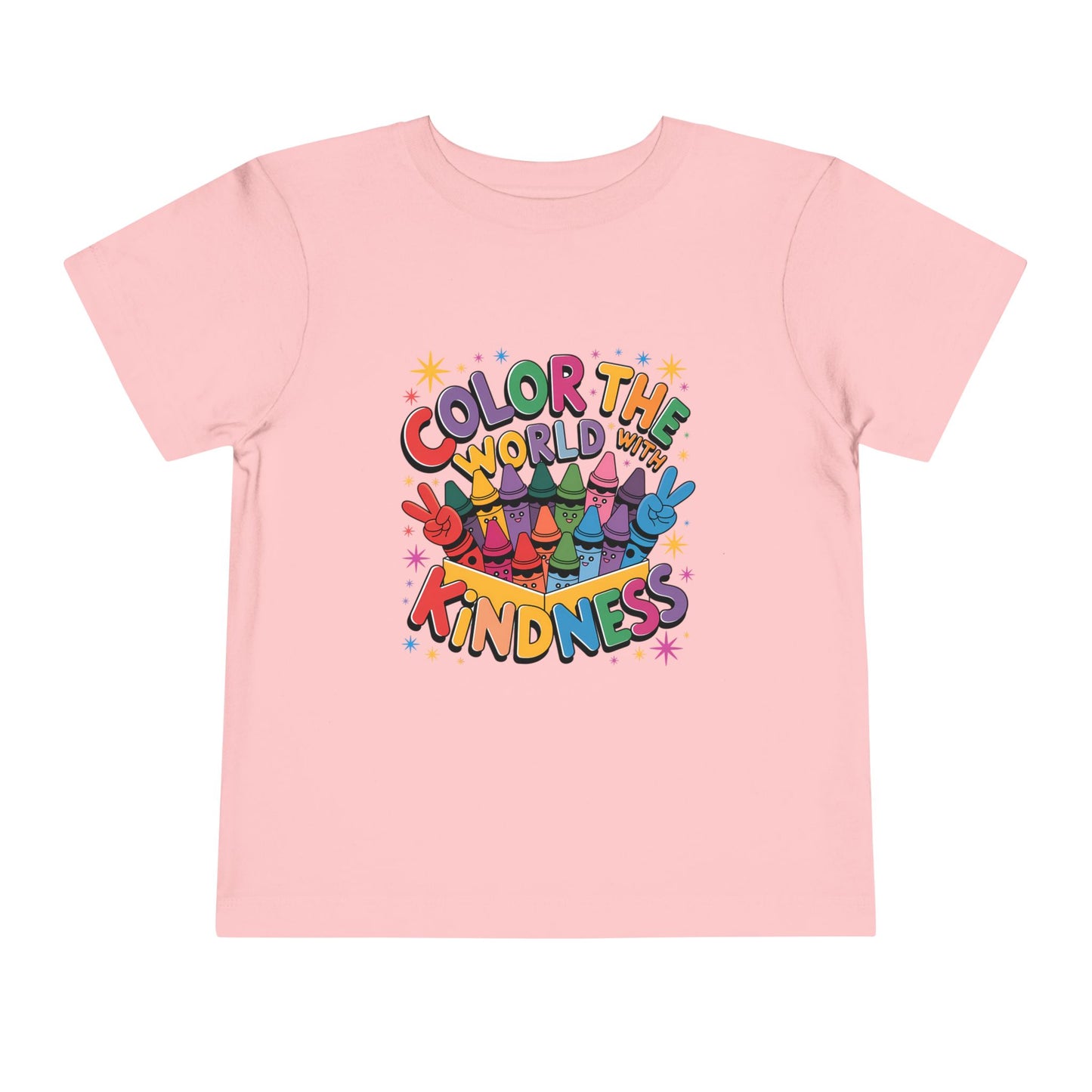 Crayon Toddler Tee - Color the World with Kindness