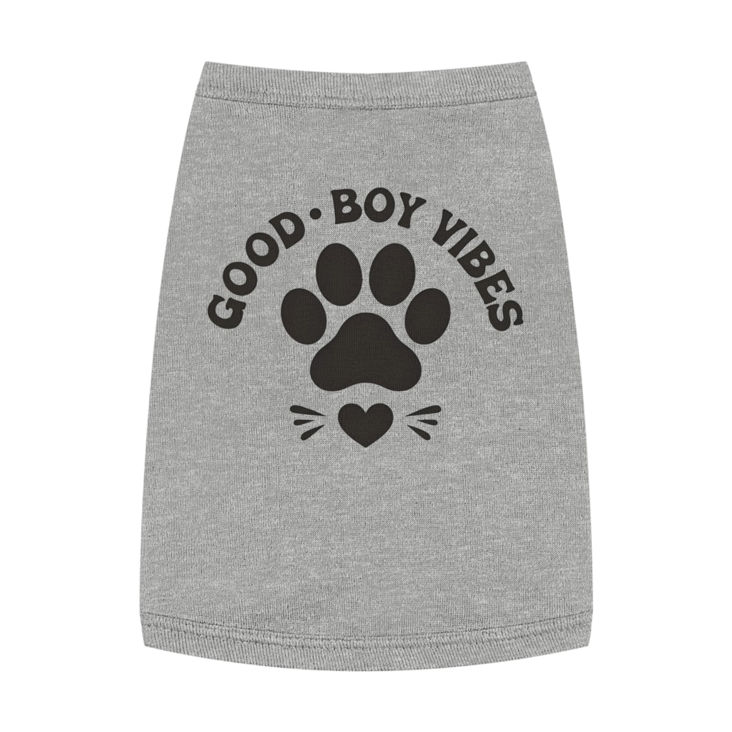 Good Boy Vibes Pet Tank Top, Cute Dog Shirt, Pet Apparel, Dog Lover Gift, Summer Pet Fashion, Gifts for Pet Owners