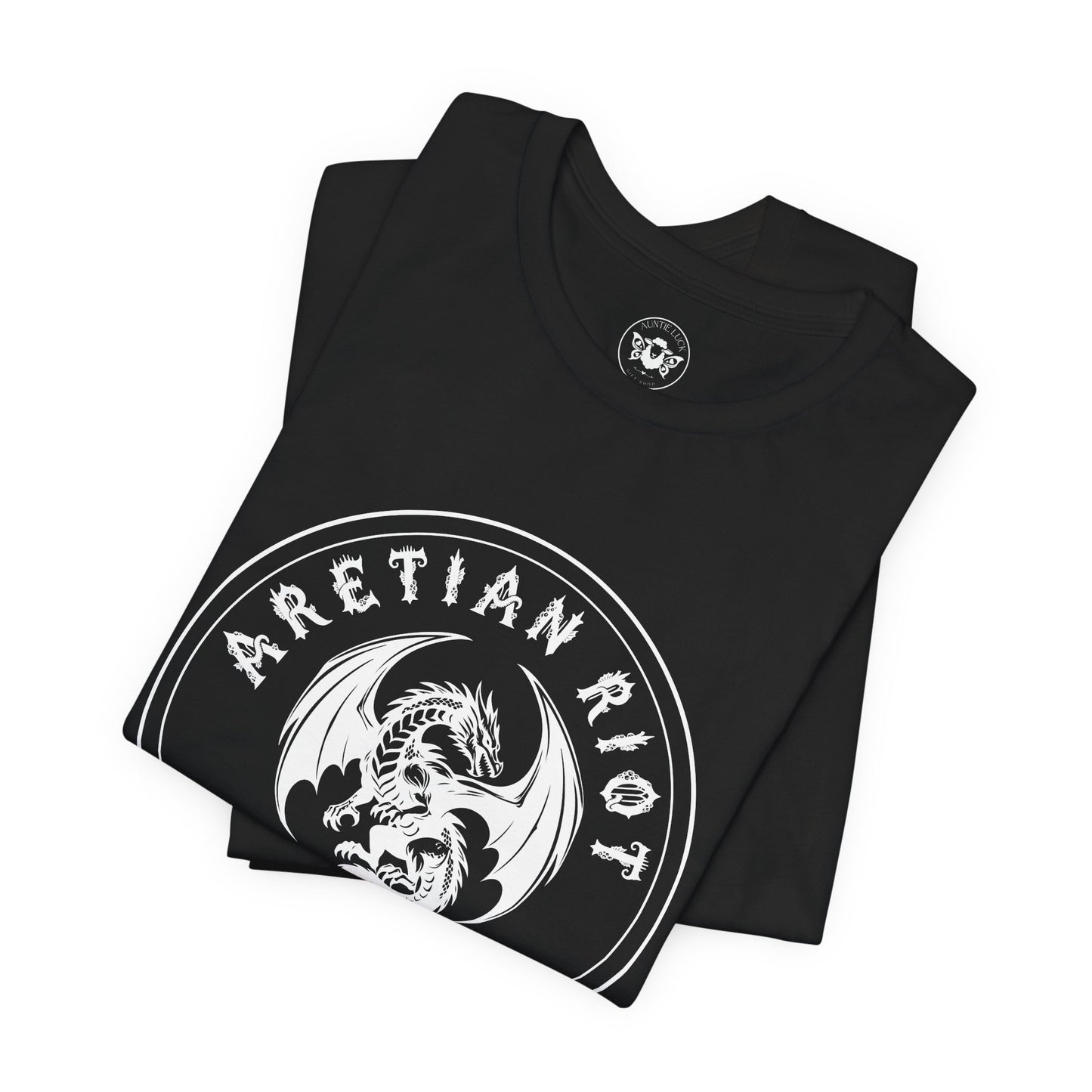 Dragon Tee — 'Aretian Riot Tyrrendor' Vintage Fantasy T‑Shirt