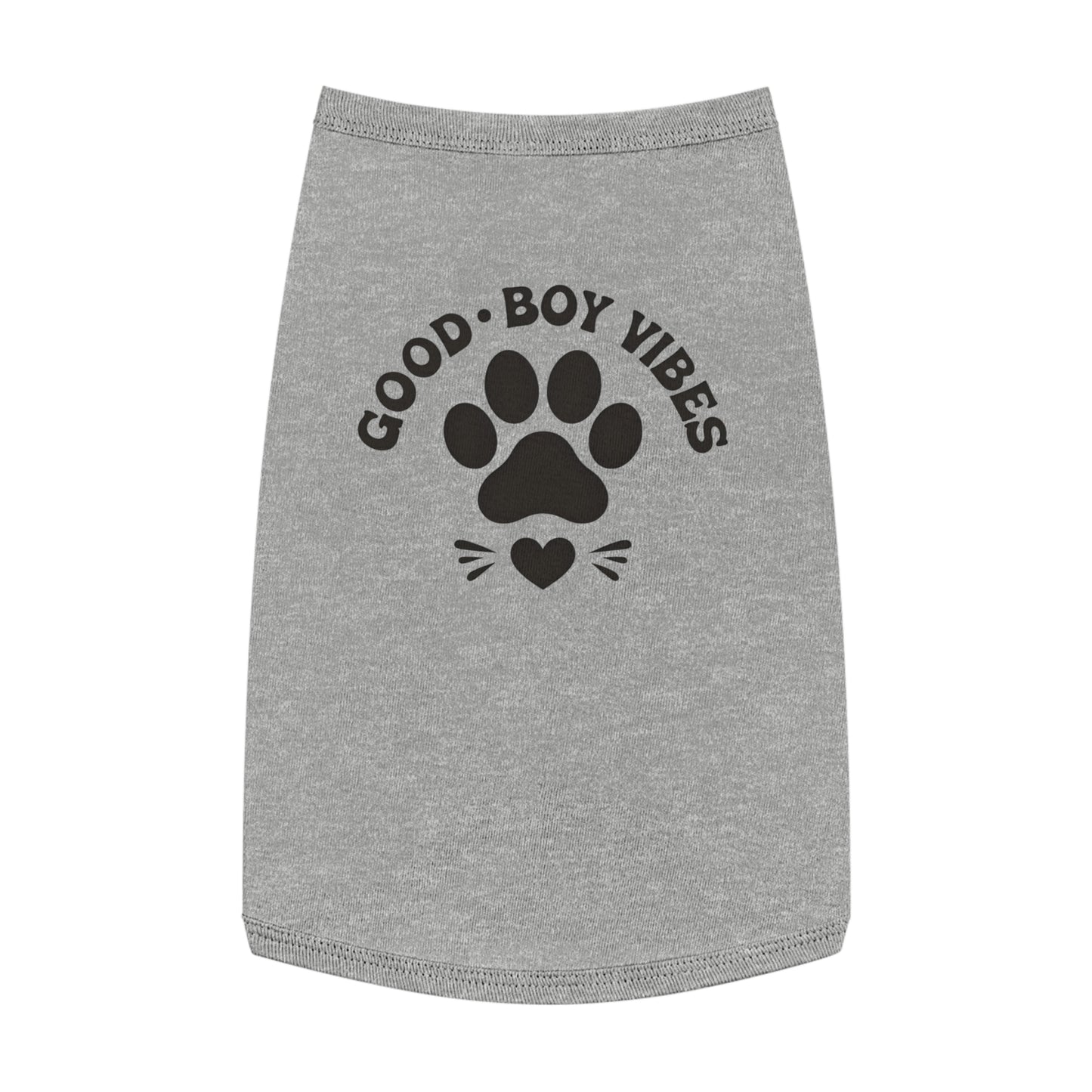 Good Boy Vibes Pet Tank Top, Cute Dog Shirt, Pet Apparel, Dog Lover Gift, Summer Pet Fashion, Gifts for Pet Owners