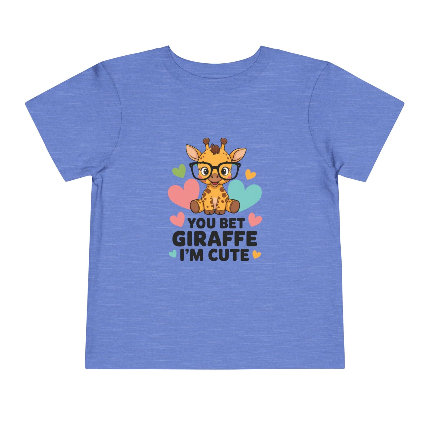 Cute Giraffe Toddler Tee, You Bet Giraffe I'm Cute, Kids Gift, Baby Shower Outfit, Playtime Shirt, Birthday Apparel, Animal Lover T-Shirt