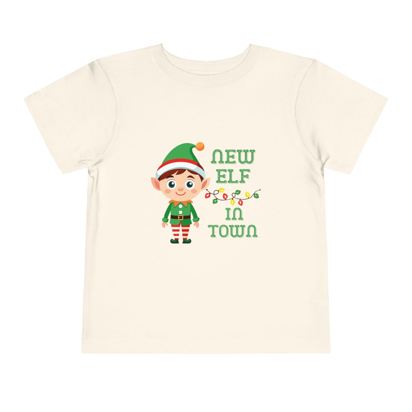 New Elf in Town Toddler T-shirt, Holiday Gift, Christmas Gift