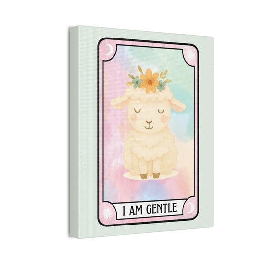 I Am Gentle Lamb Canvas Wall Art