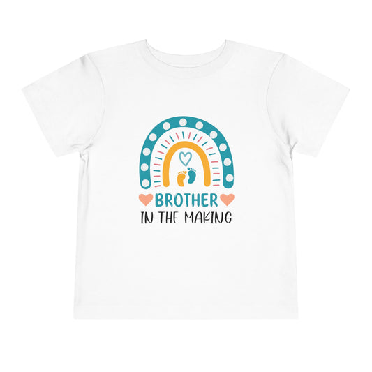 Brother in the Making Toddler Tee, Boho Kids' Short Sleeve Shirt, Baby Shower Gift, Sibling Announcement, Cute Toddler Outfit, Fun Playdate [...]