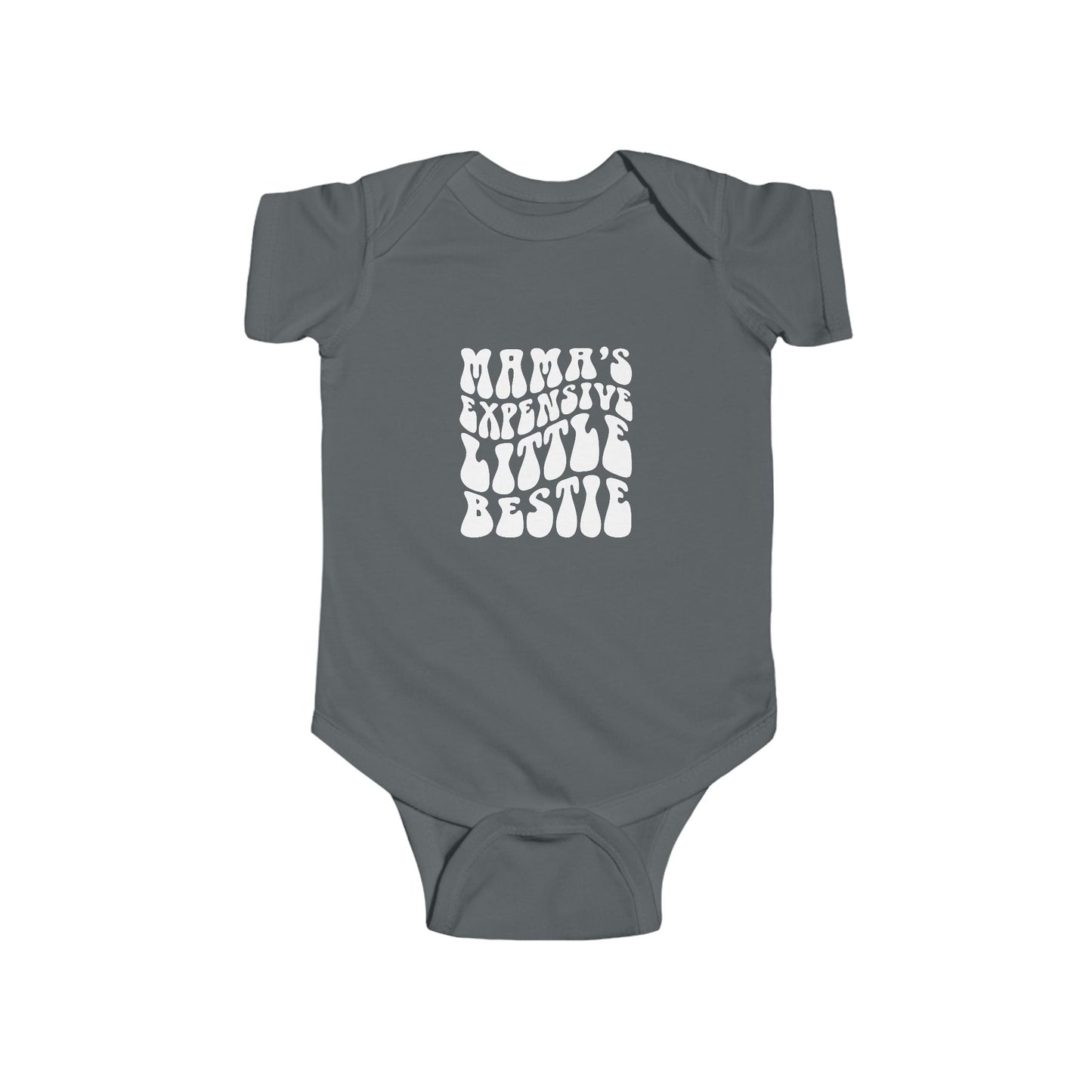 Mama's Expensive Little Bestie Baby Onesie, Funny Baby Shower Gift