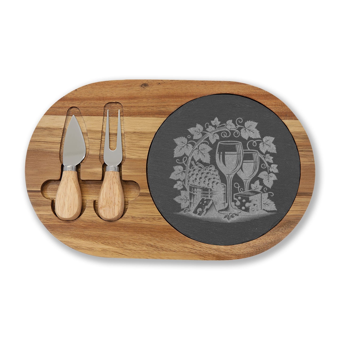 Engraved Charcuterie Board Set – Perfect for Entertaining & Gift Giving