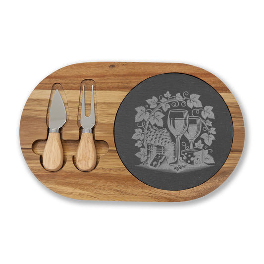 Engraved Charcuterie Board Set – Perfect for Entertaining & Gift Giving