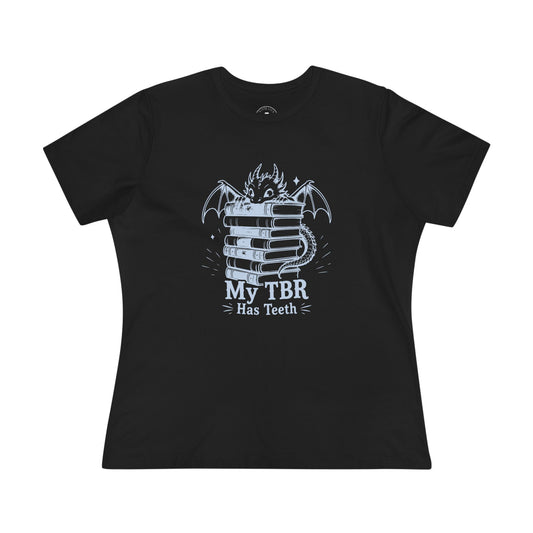 Book Dragon T‑Shirt — "My TBR Has Teeth" Graphic Tee for Readers