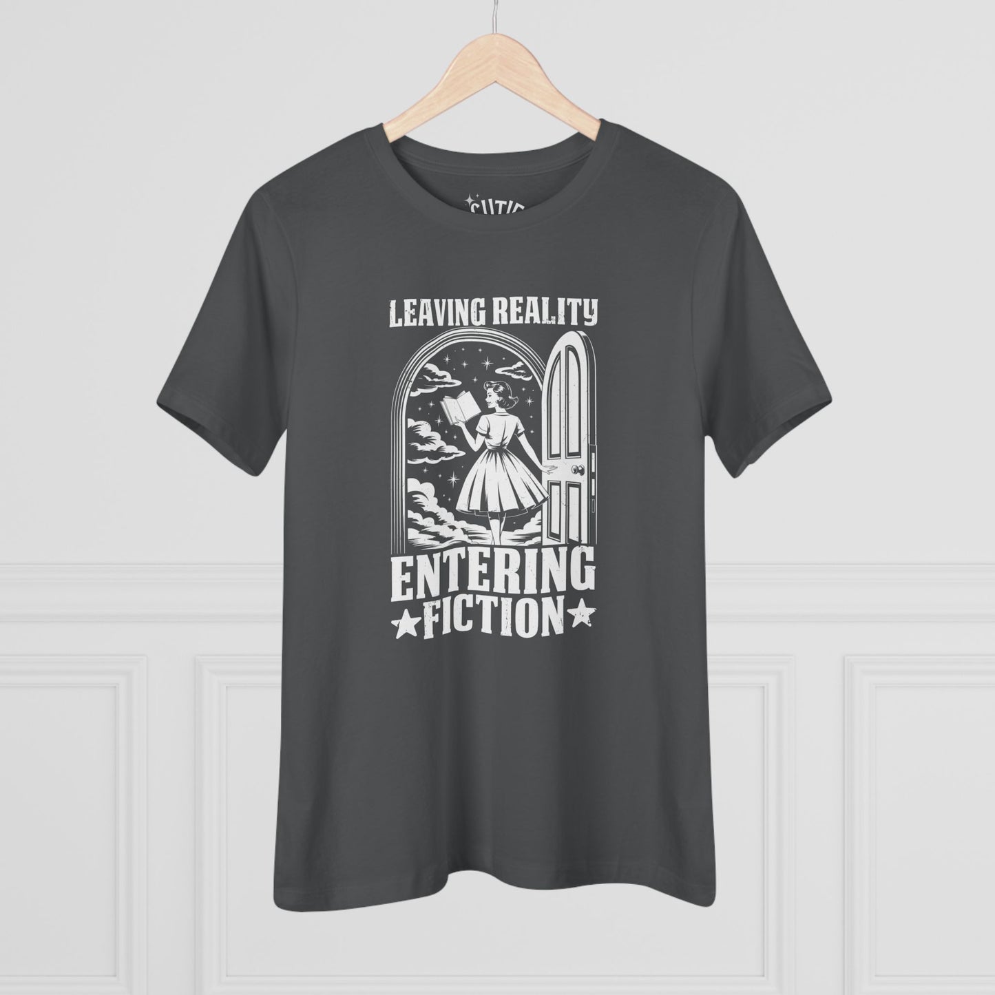 Fictional Escape Cotton Tee, Unisex Graphic T-Shirt, Fantasy Lover's Tee, Gift for Book Lovers, Casual Wear, Literary Apparel