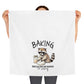Tea Towel - Raccoon 'Baking Because Murder Is Wrong' Kitchen Towel