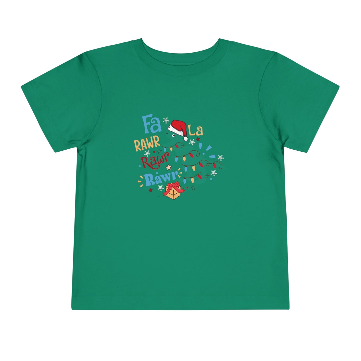 Dinosaur Christmas Toddler Tee, Fun Kids Holiday Shirt, Cute Dino Tee, Toddler Christmas Outfit, Gifts for Little Dinosaurs