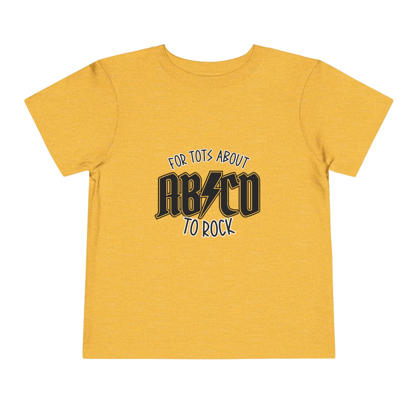 AB/CD Toddler Tee — "For Tots About to Rock"