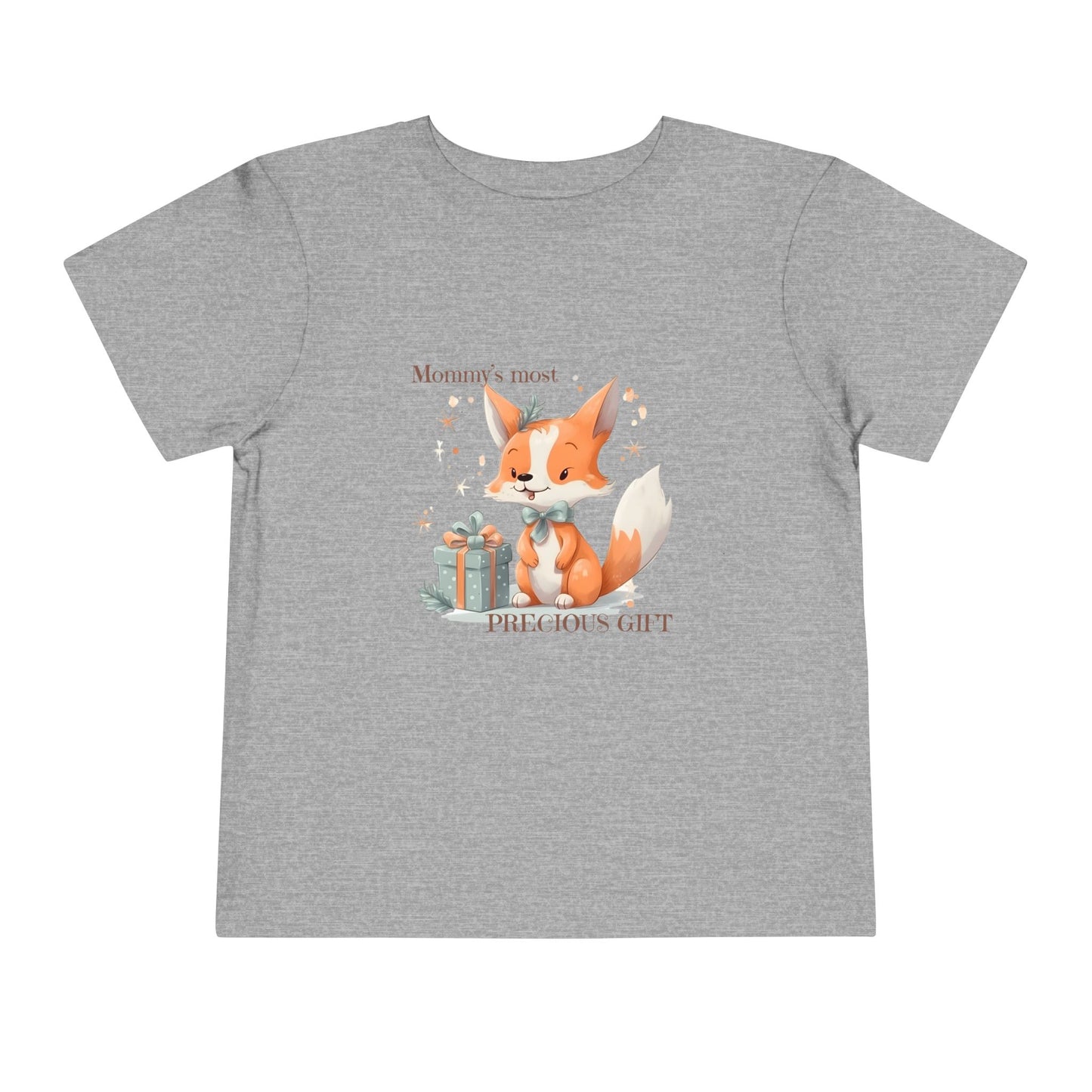Mommy's Most Precious Gift Baby Fox Toddler T-shirt, Holiday shirt, Christmas, Hannukkah