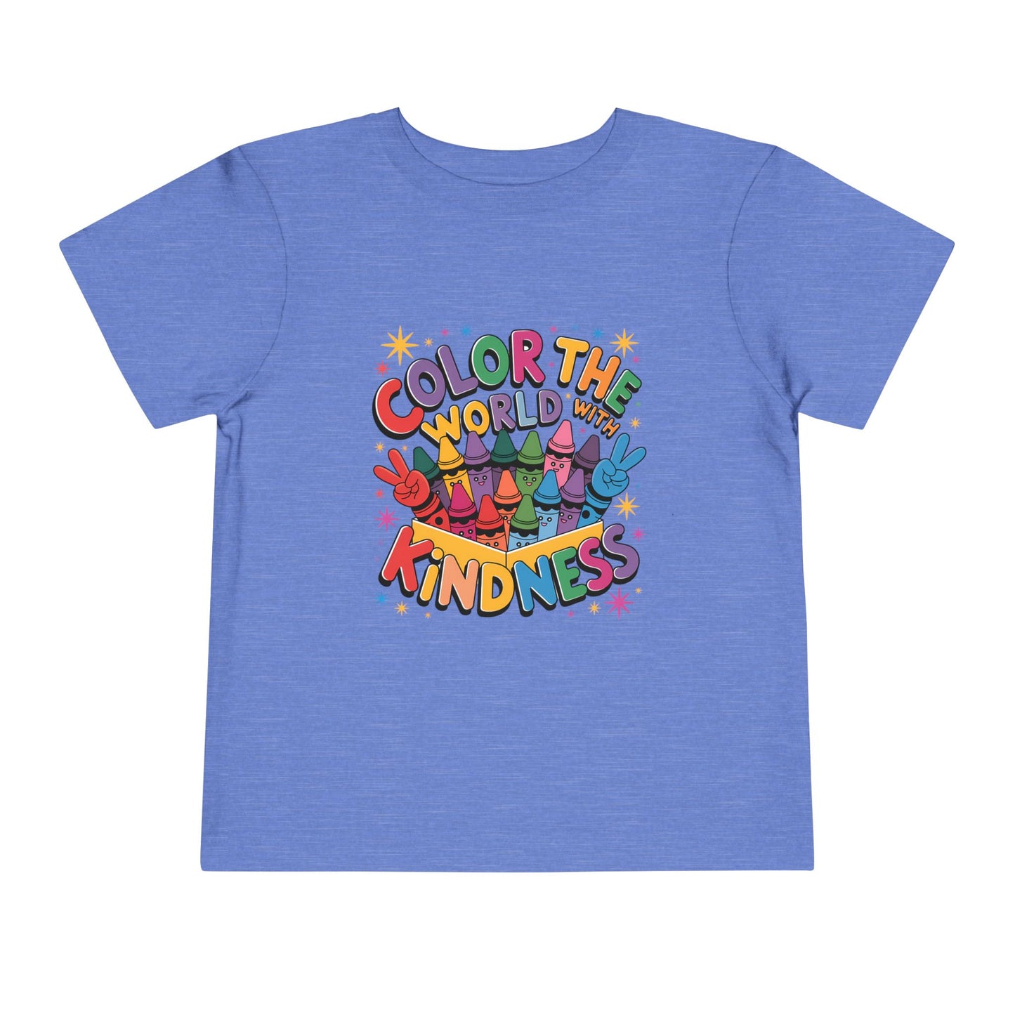 Crayon Toddler Tee - Color the World with Kindness
