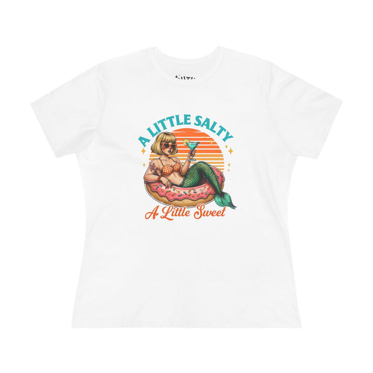 Salty Sweet Sexy Mermaid Women's Tee - Graphic Beach Lover Gift