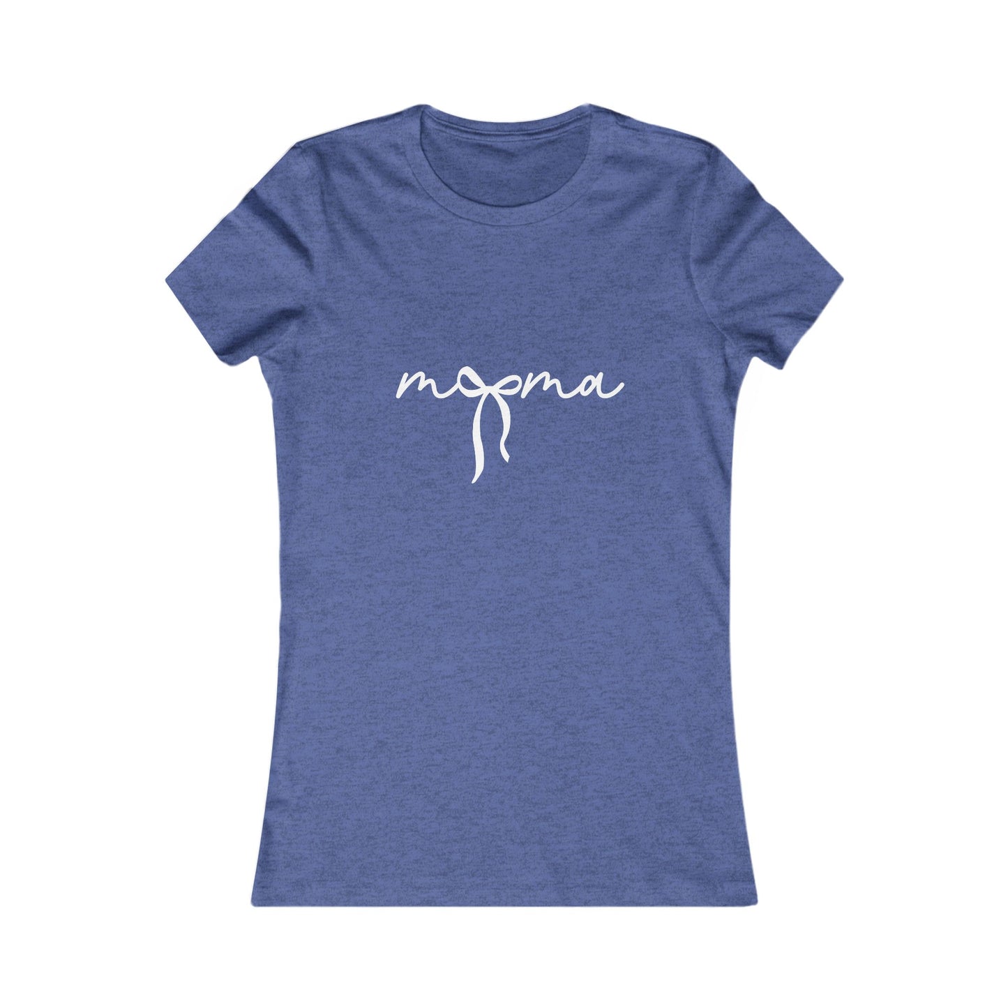 Mama Script Bow Tee