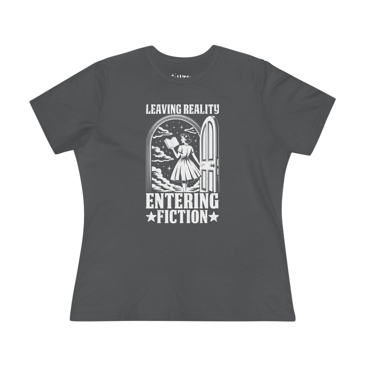 Fictional Escape Cotton Tee, Unisex Graphic T-Shirt, Fantasy Lover's Tee, Gift for Book Lovers, Casual Wear, Literary Apparel