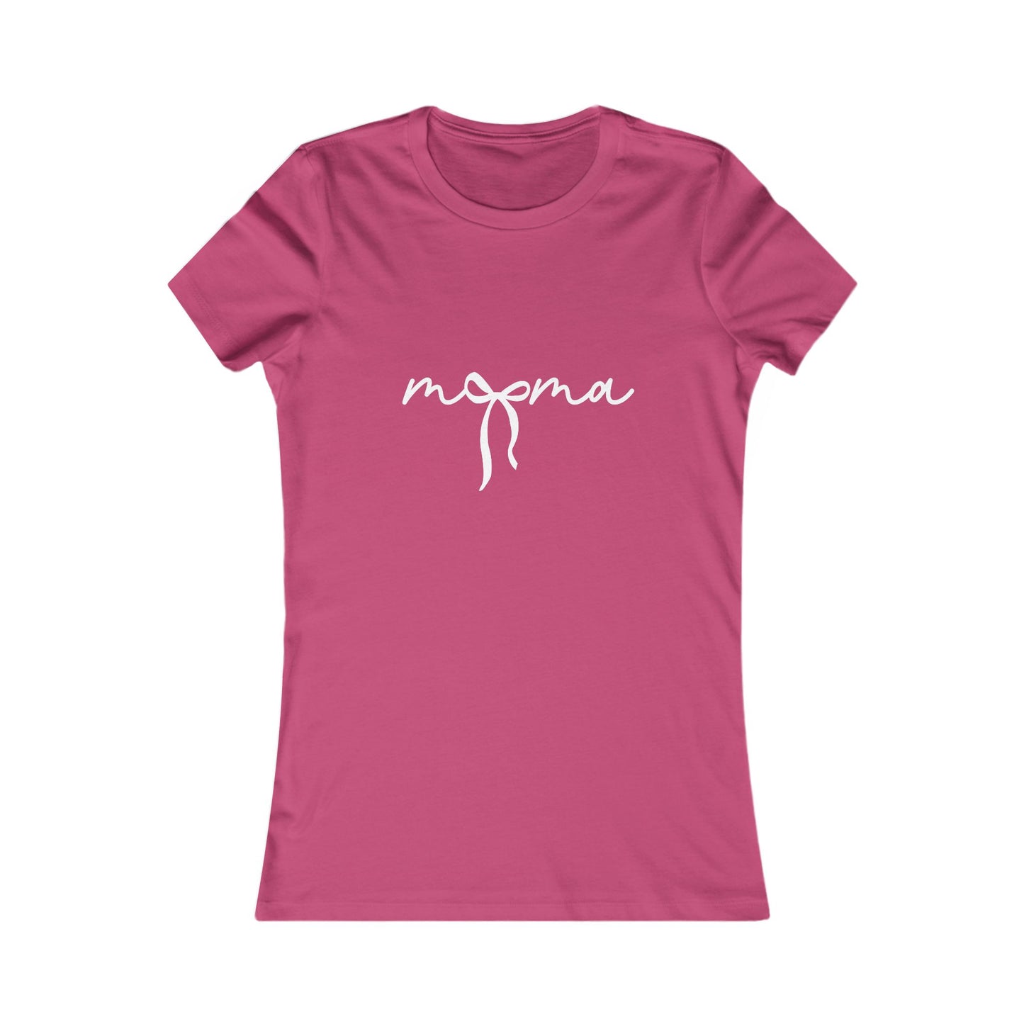 Mama Script Bow Tee