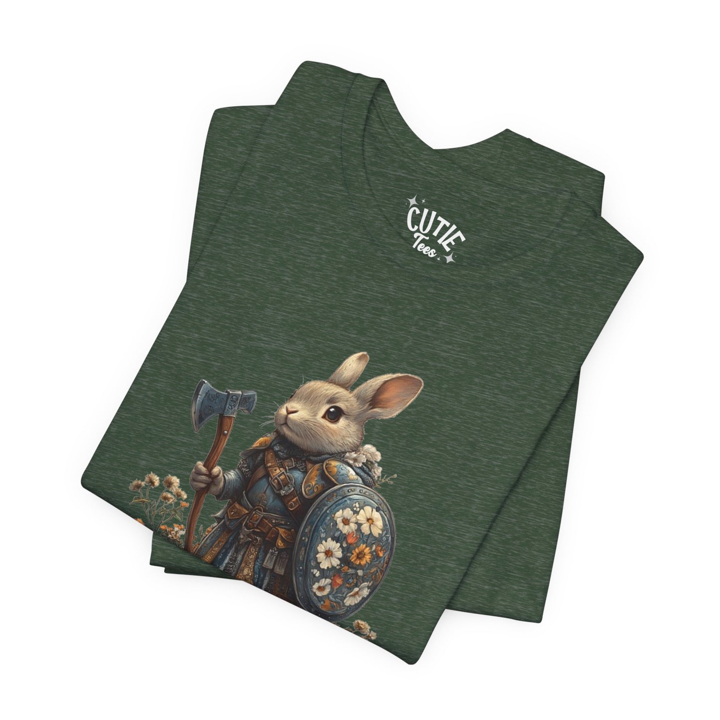 Warrior Rabbit Tee | Perfect for Animal Lovers, Gifts, Casual Wear, the Great Outdoors, and the Adventurous Spirit