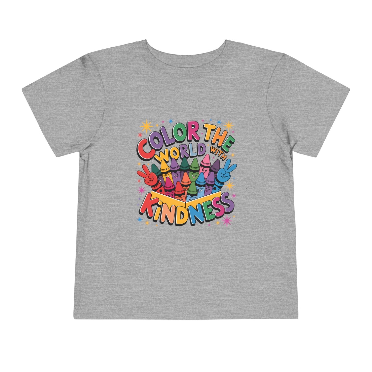 Crayon Toddler Tee - Color the World with Kindness