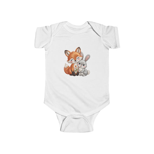 Animal Friends Infant Bodysuit, Fox and Bunny Design, Baby Shower Gift, Cute Nursery Outfit, Newborn Clothing, Adorable Baby [...]