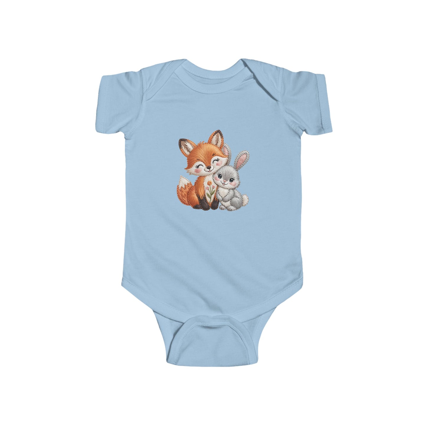 Animal Friends Infant Bodysuit, Fox and Bunny Design, Baby Shower Gift, Cute Nursery Outfit, Newborn Clothing, Adorable Baby [...]