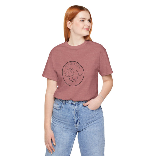Signature Auntie Luck Gift Shop Logo Elephant Women's Tee