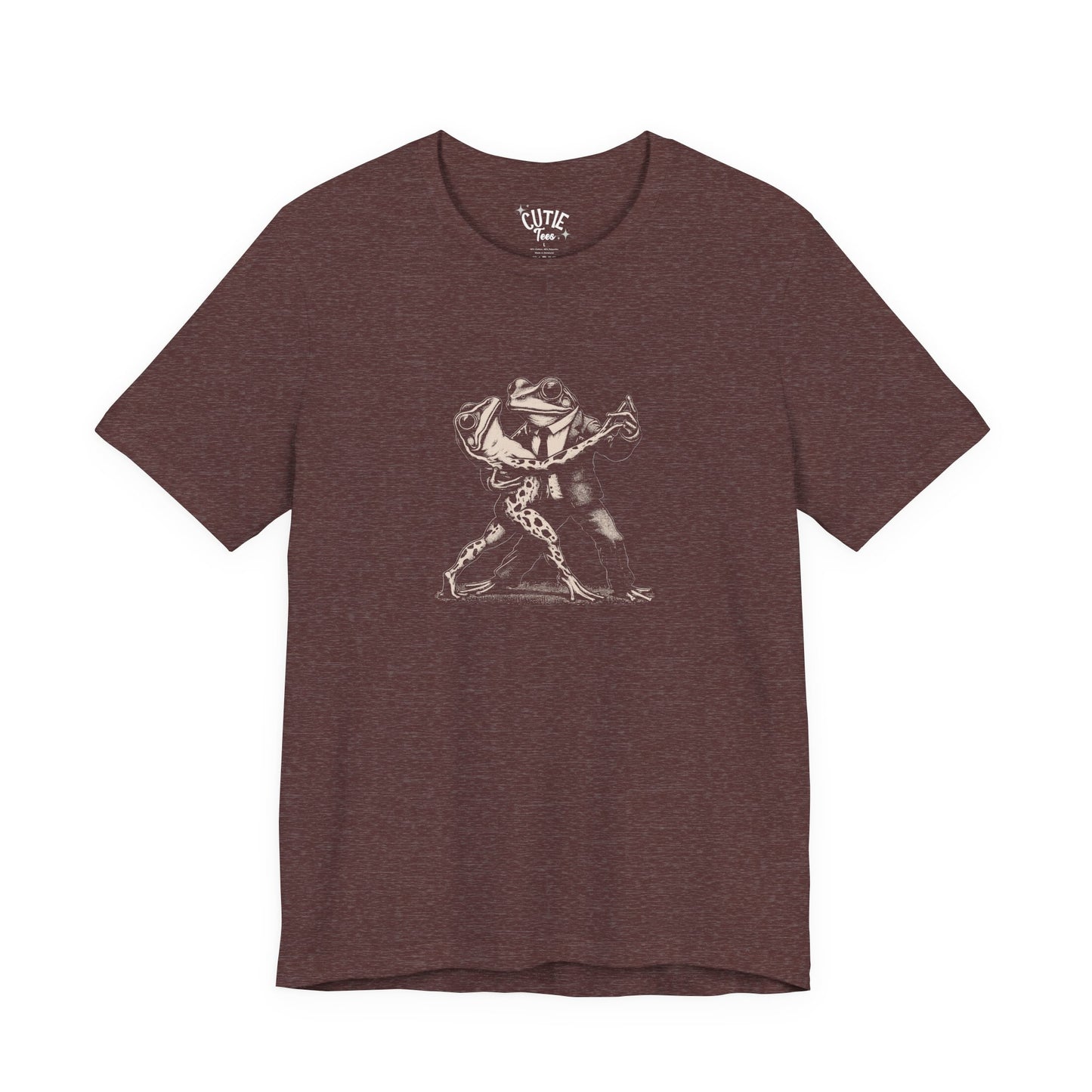 Frog Tango Graphic Tee, Casual Wear, Unisex Clothing, Unique Gift, Everyday Essentials, Perfect for Parties