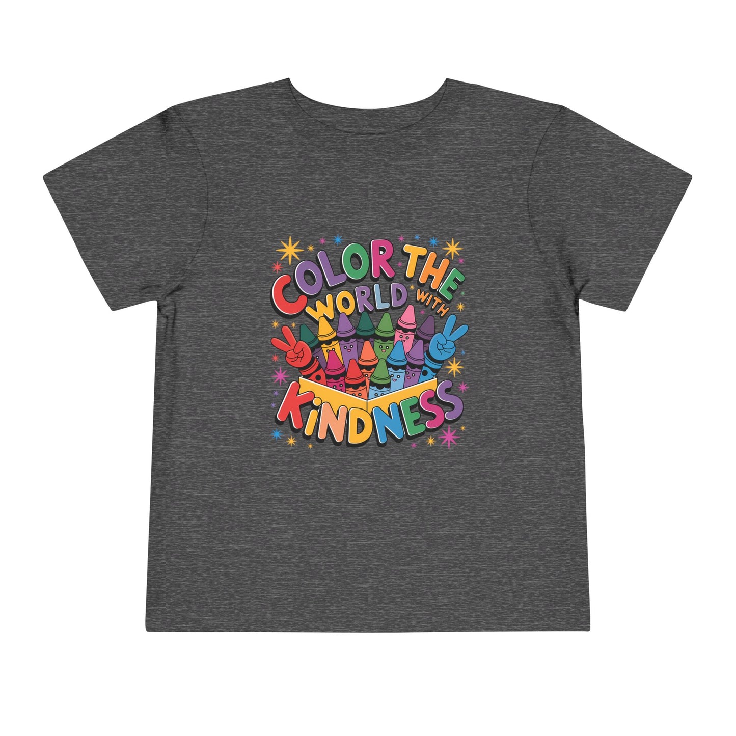 Crayon Toddler Tee - Color the World with Kindness
