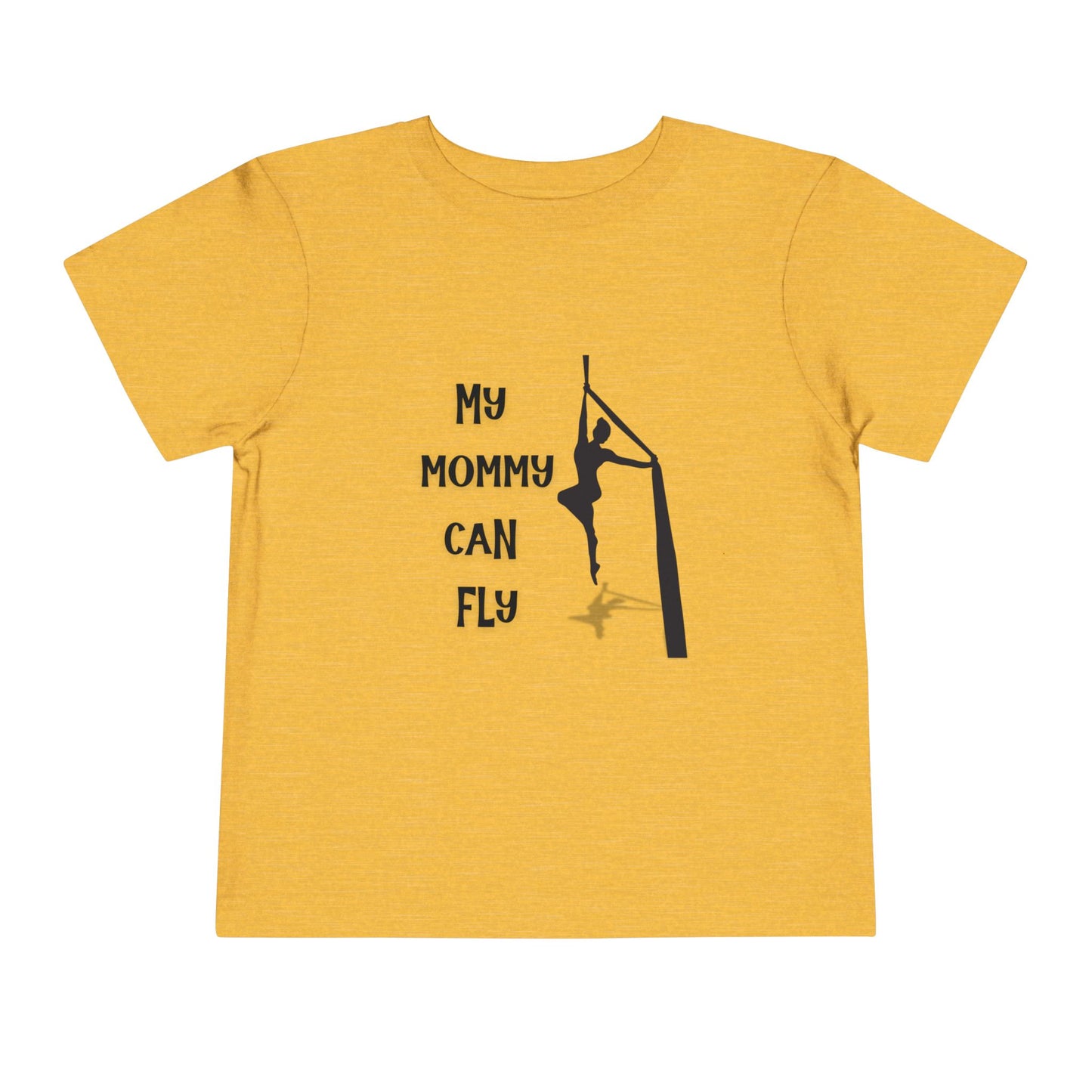 My Mommy Can Fly Aerialist Toddler T-shirt, Aerial Silks