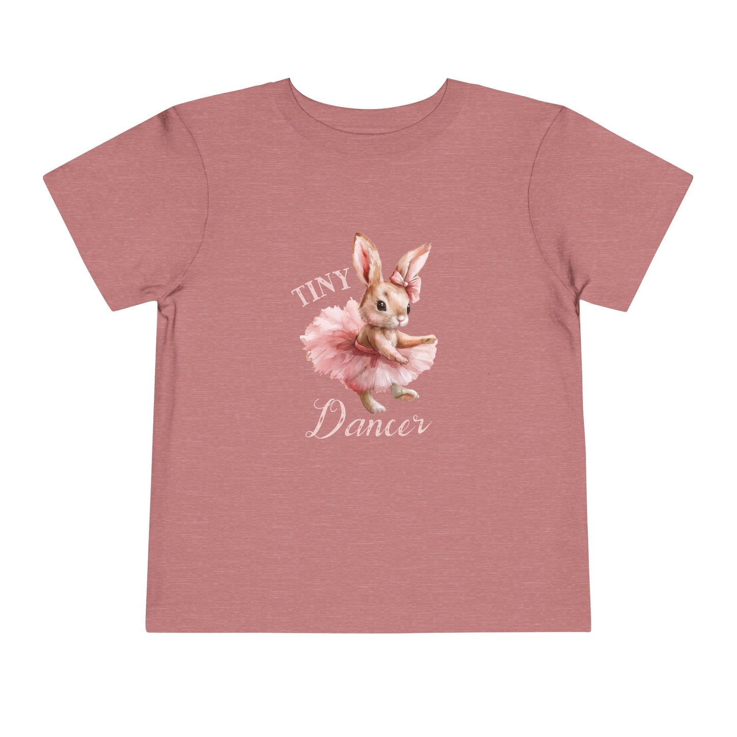 Tiny Dancer Toddler Tee - Adorable Ballet-Inspired Short Sleeve Shirt for Little Girls