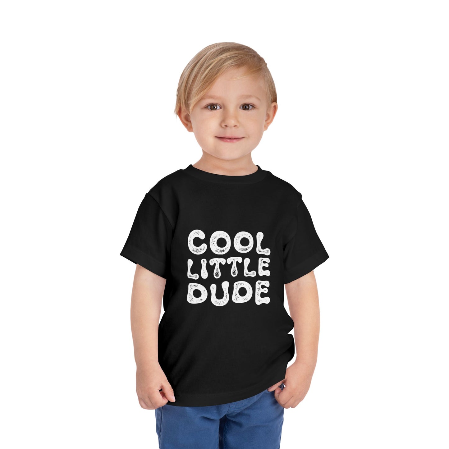 Cool Little Dude Toddler Tee - Retro Design
