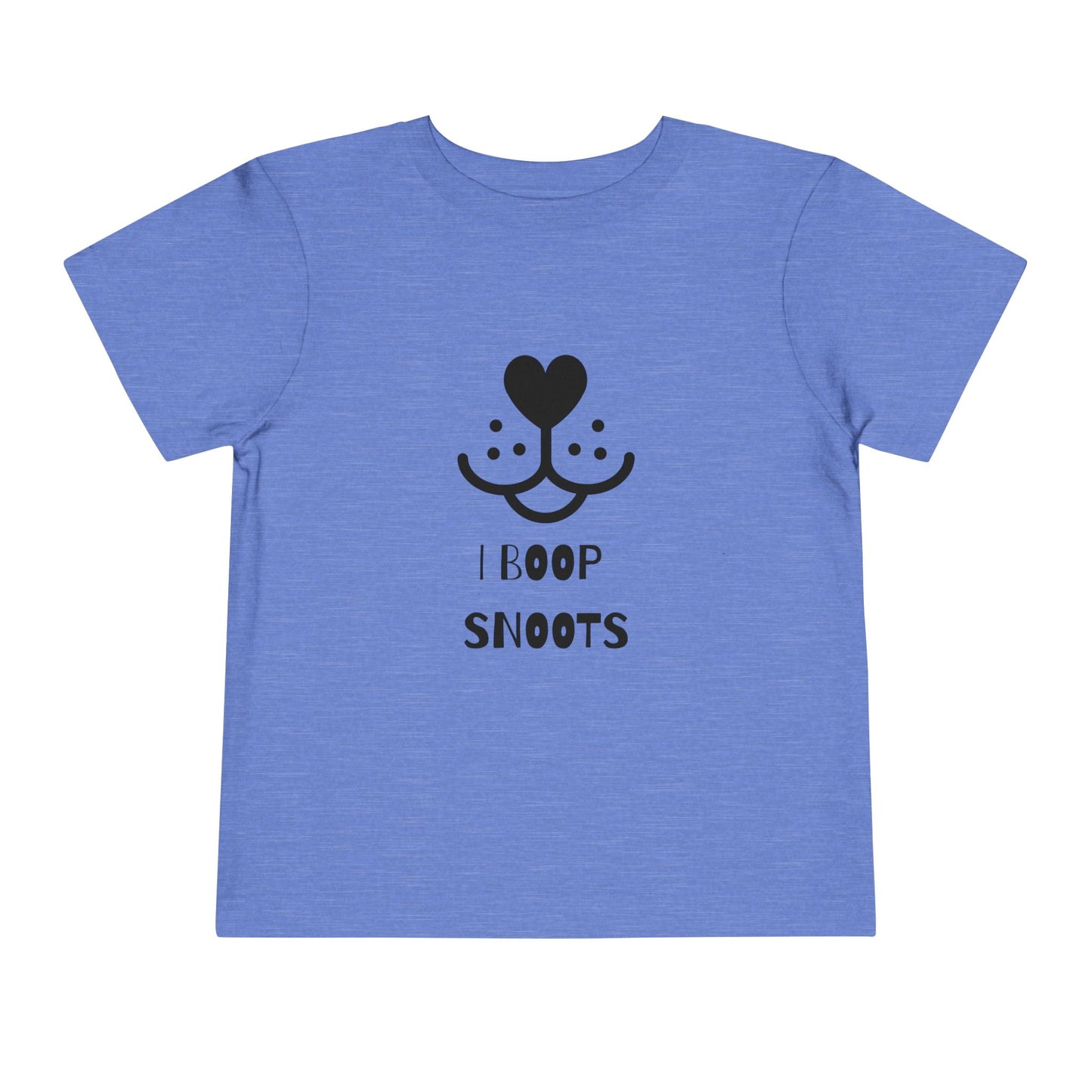 I Boop Snoots Dog Lover Toddler T-Shirt, Cute Funny Puppy Love Tee