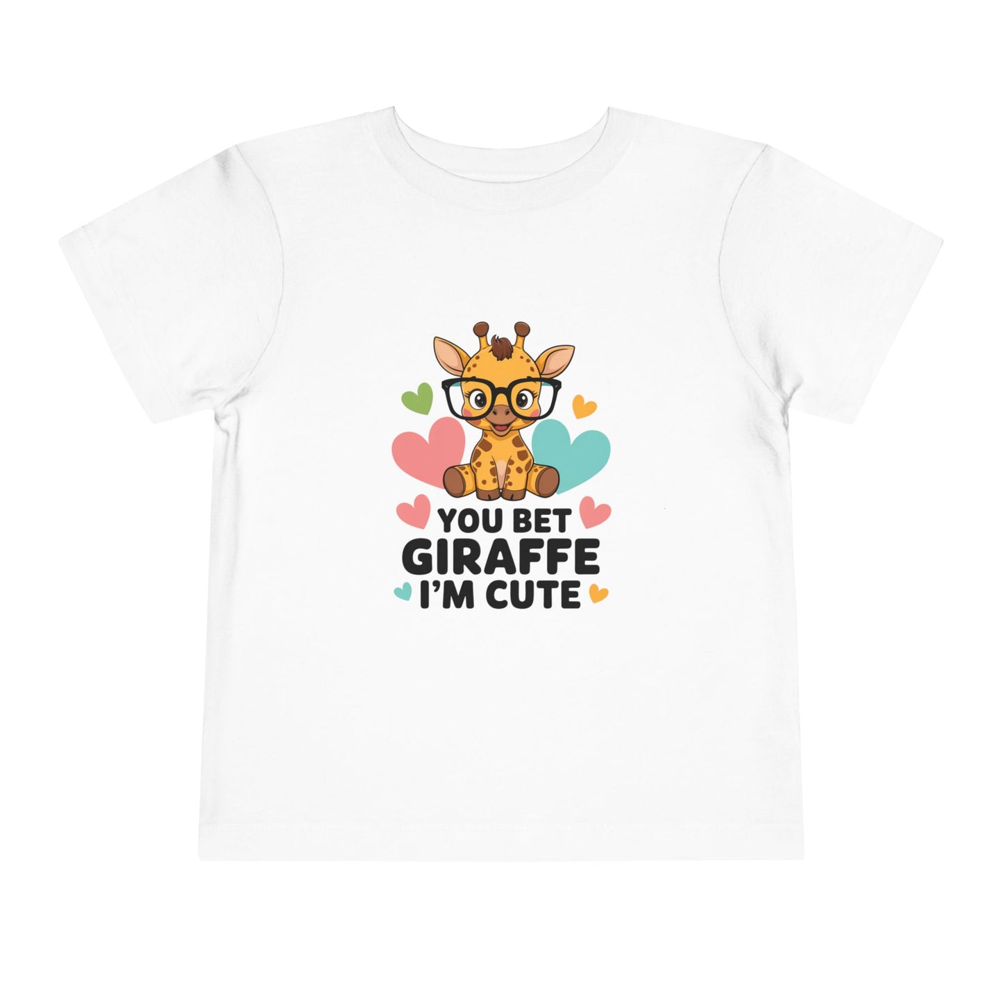 Cute Giraffe Toddler Tee, You Bet Giraffe I'm Cute, Kids Gift, Baby Shower Outfit, Playtime Shirt, Birthday Apparel, Animal Lover T-Shirt