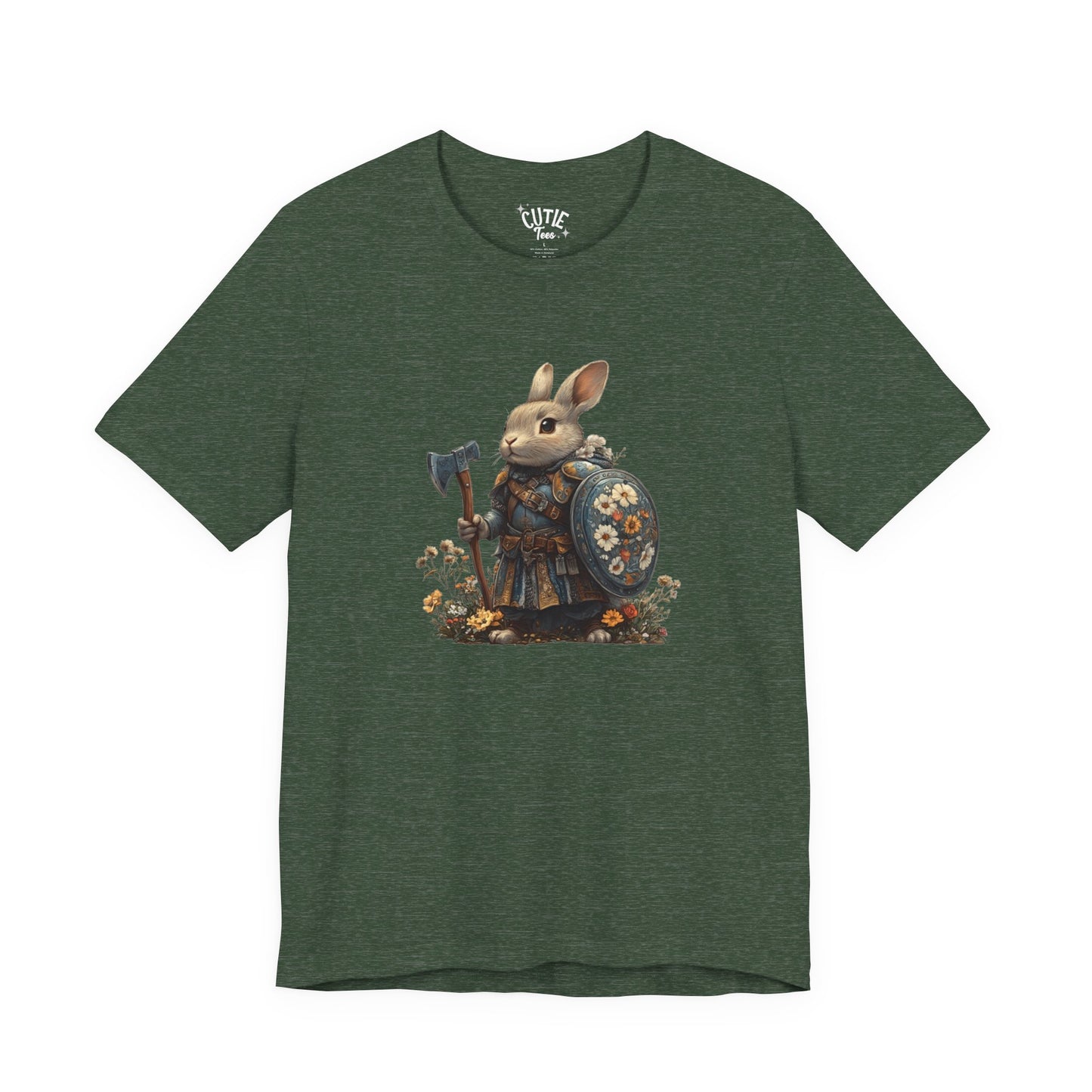 Warrior Rabbit Tee | Perfect for Animal Lovers, Gifts, Casual Wear, the Great Outdoors, and the Adventurous Spirit