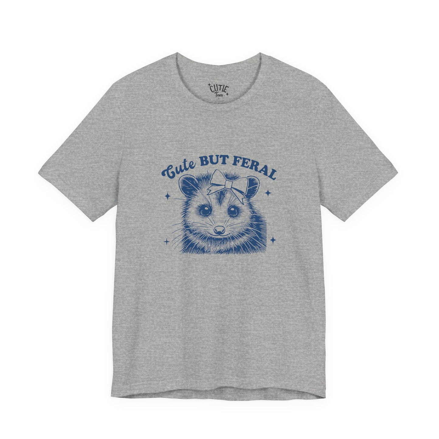 Cute But Feral Tee - Retro Possum