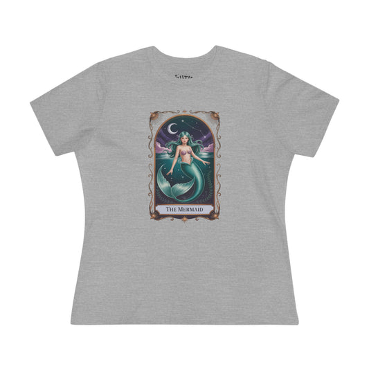 Mermaid Tarot Card Shirt, Women's Tee