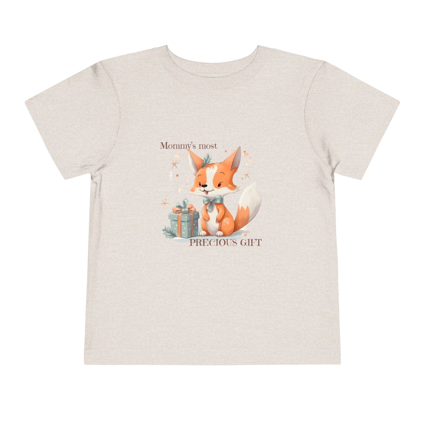 Mommy's Most Precious Gift Baby Fox Toddler T-shirt, Holiday shirt, Christmas, Hannukkah
