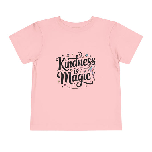 Toddler Tee - Kindness is Magic, Magic Wand & Positive Vibes
