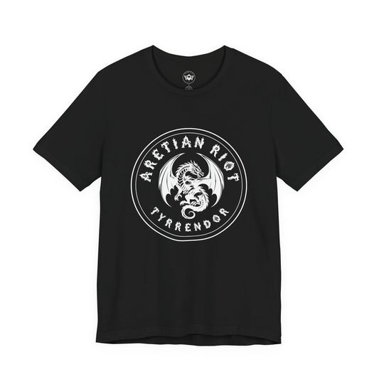 Dragon Tee — 'Aretian Riot Tyrrendor' Vintage Fantasy T‑Shirt